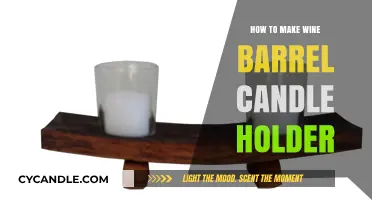 Crafting Rustic Charm: DIY Wine Barrel Candle Holder Guide