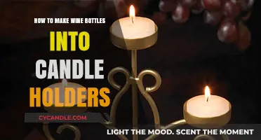 Creative DIY: Transforming Wine Bottles into Stylish Candle Holders