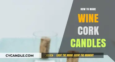 Creative DIY: Crafting Charming Wine Cork Candles at Home