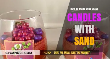 Crafting Sand-Filled Wine Glass Candles: A Creative DIY Guide