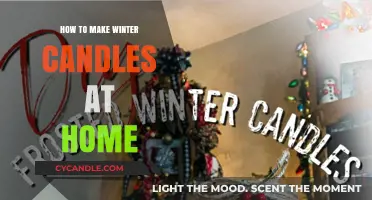 Crafting Cozy Winter Candles: A Simple DIY Home Guide