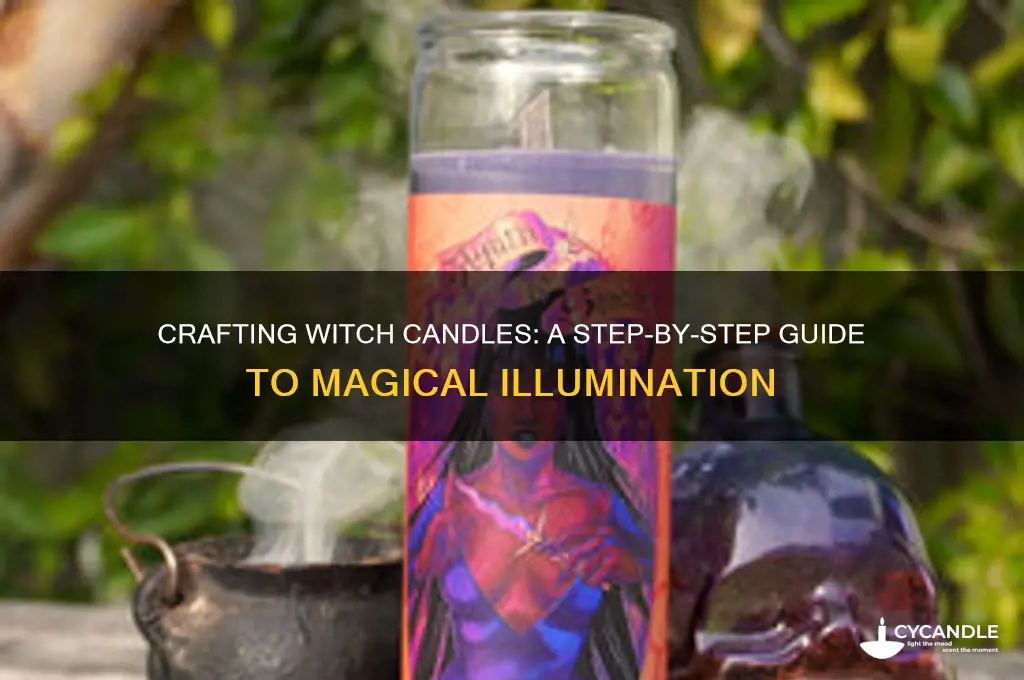 how to make witch candles