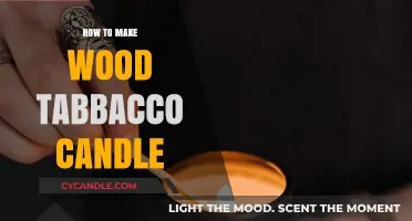Crafting Warmth: DIY Wood Tobacco Scented Candle Making Guide