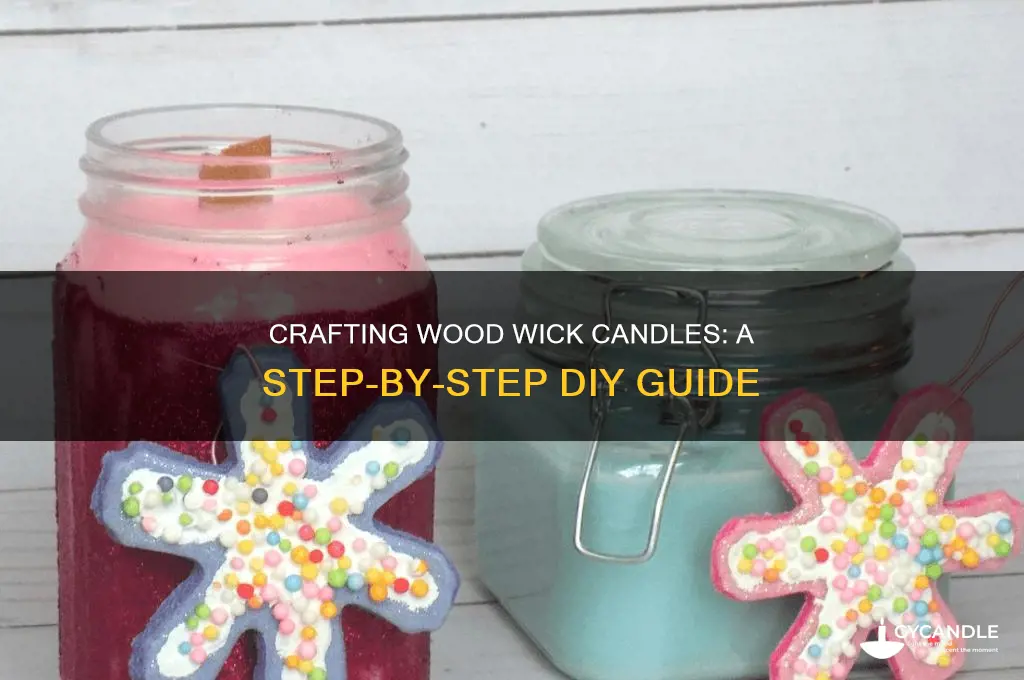 how to make wood wick candles