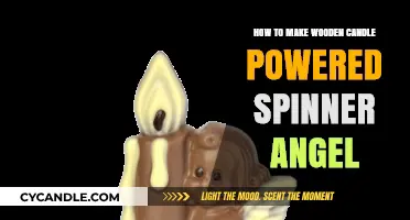 Crafting a Wooden Candle-Powered Spinner Angel: DIY Guide