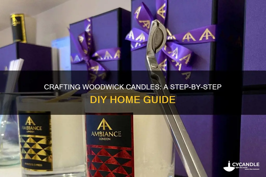 how to make woodwick candles at home