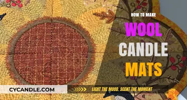 Crafting Cozy Wool Candle Mats: A Step-by-Step DIY Guide