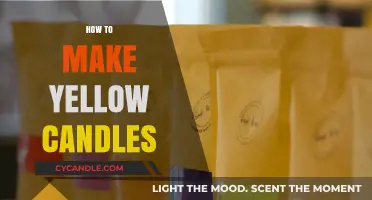 Crafting Bright Yellow Candles: Simple DIY Guide for Beginners