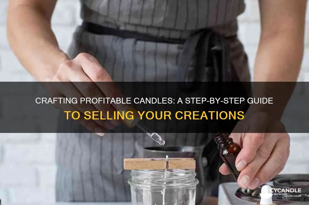 how to make your candles for sale