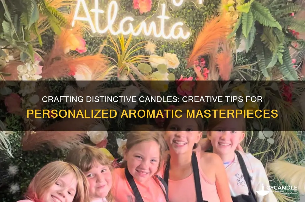 how to make your candles unique