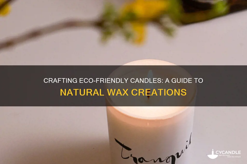 how to make your own all natural candles