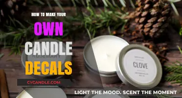 Crafting Custom Candle Decals: A Step-by-Step DIY Guide