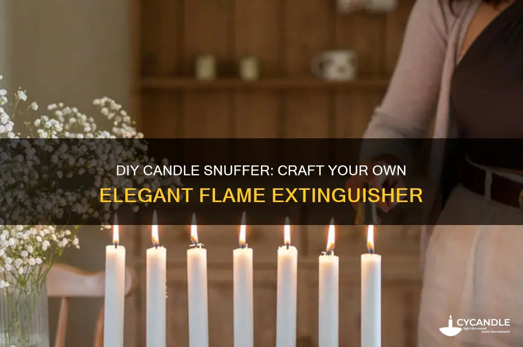 how to make your own candle snuffer