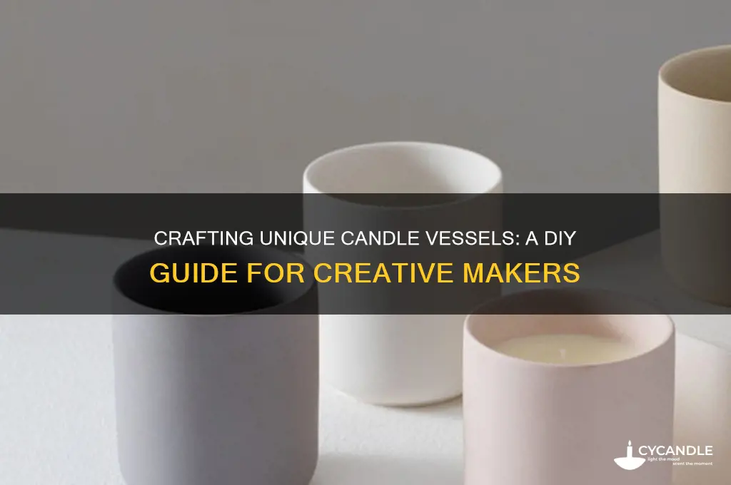 how to make your own candle vessel