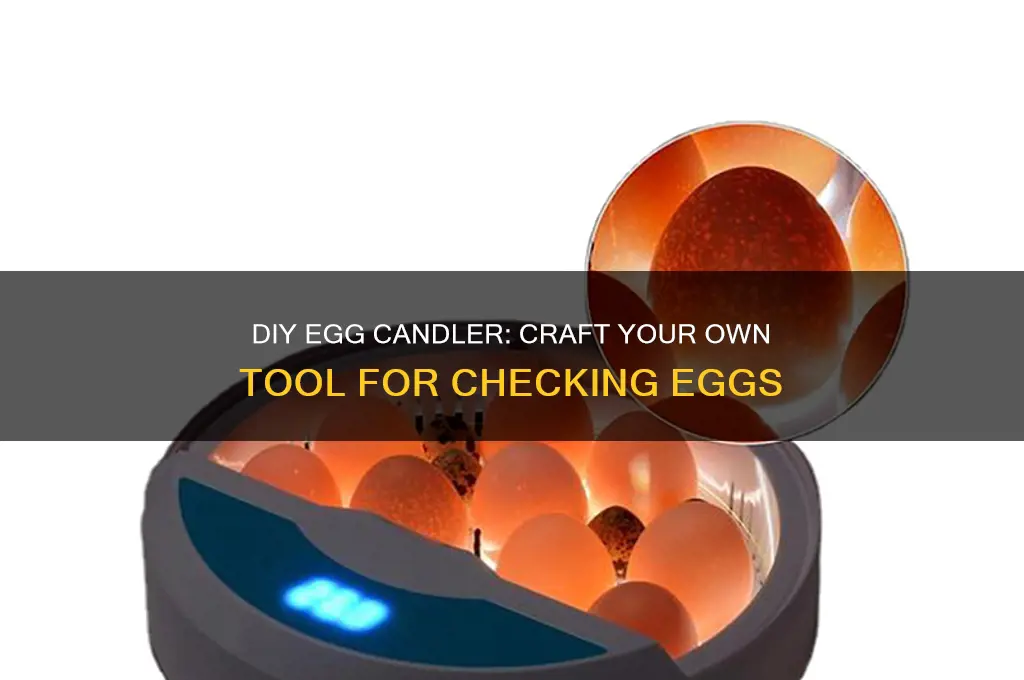 how to make your own candler for eggs