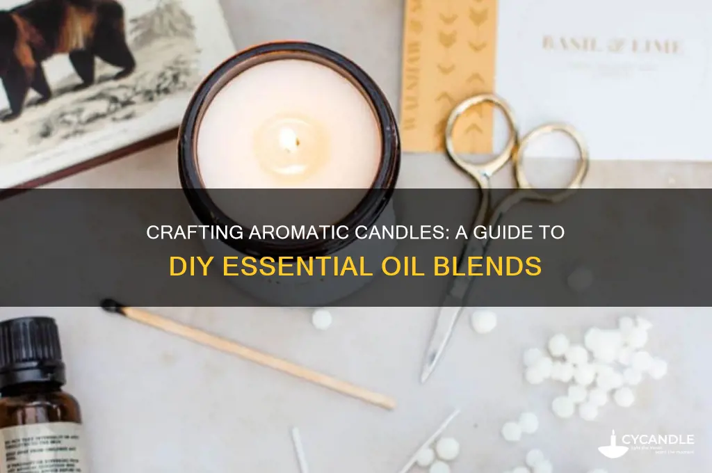 how to make your own candles using essential oils