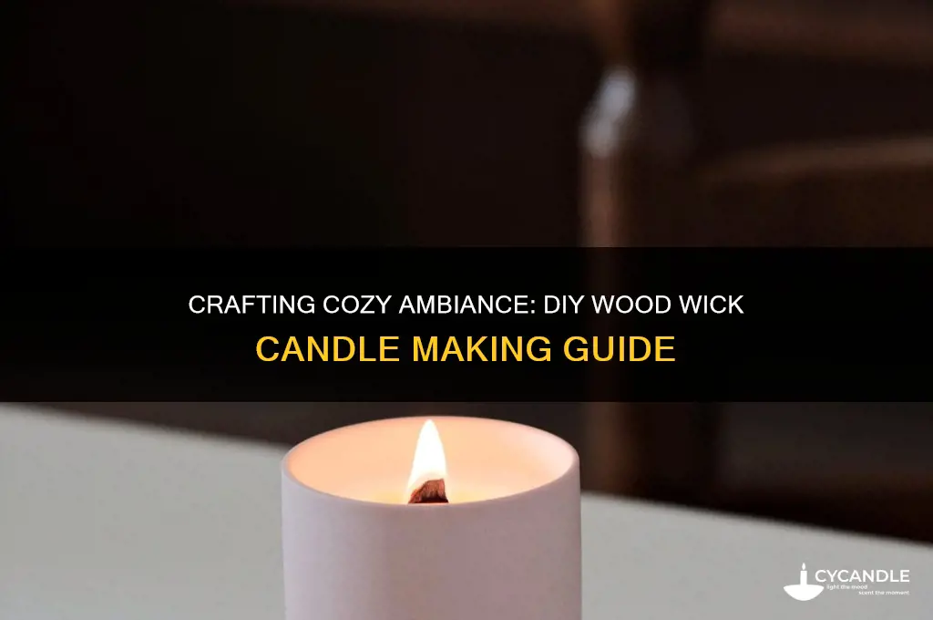 how to make your own candles with wood