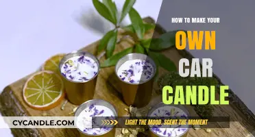 DIY Car Candle: Craft Your Own Scented Car Freshener
