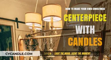 DIY Christmas Centerpiece: Crafting Festive Candle Arrangements for Your Table