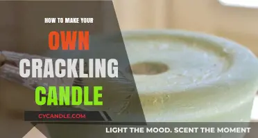 Craft Your Own Crackling Candle: A Step-by-Step DIY Guide