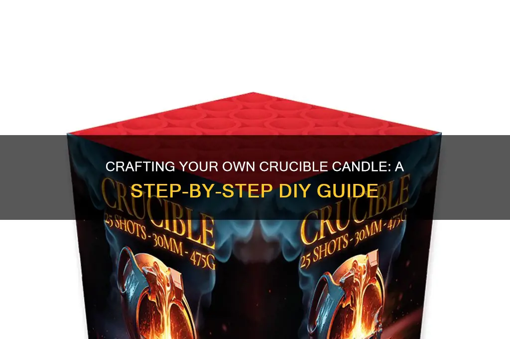 how to make your own crucible candle