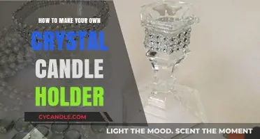 Crafting Elegance: DIY Crystal Candle Holder Creation Guide