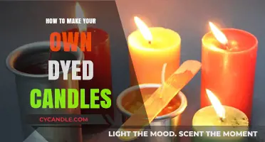Crafting Colorful Candles: A DIY Guide to Dyeing Your Own