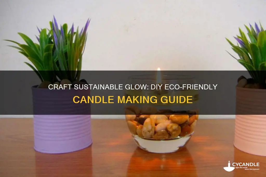 how to make your own eco friendly candles