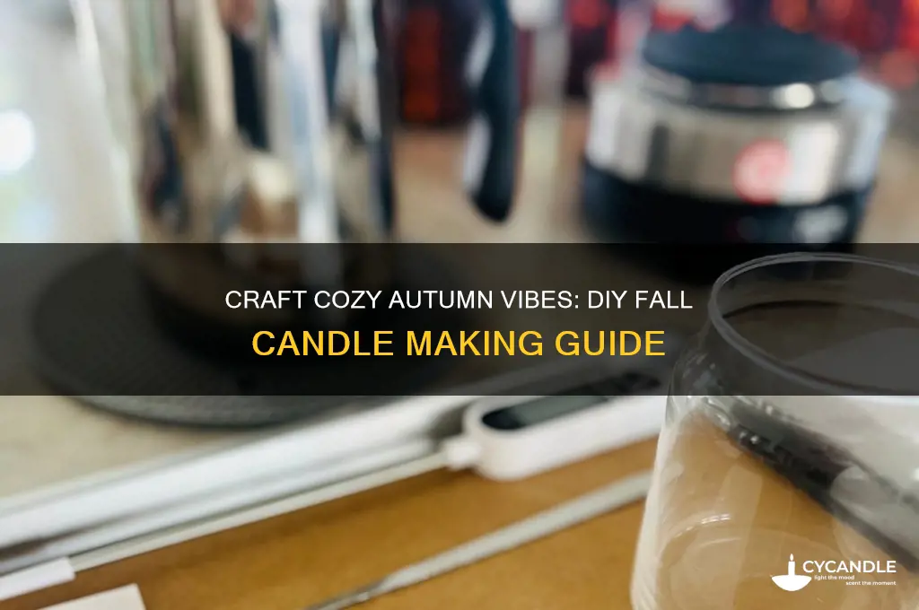how to make your own fall candles