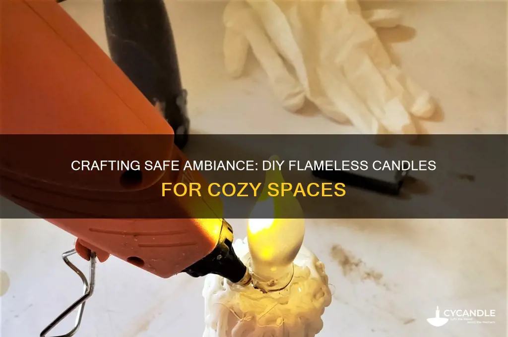 how to make your own flameless candles