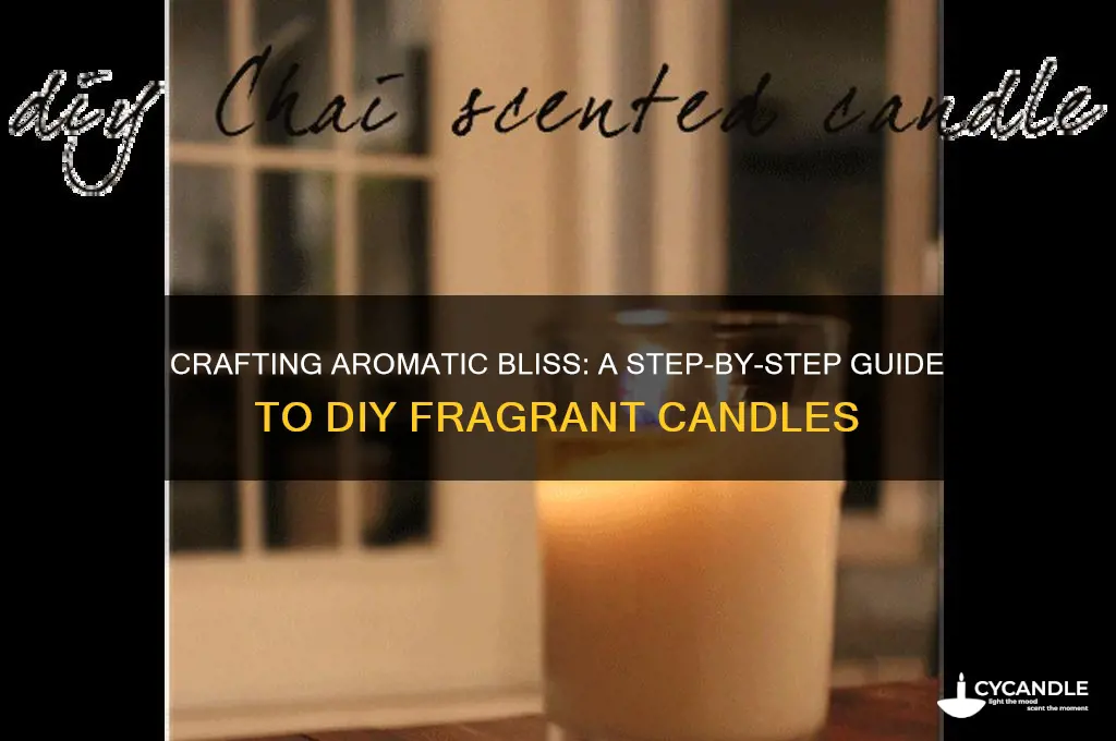 how to make your own fragrant candles