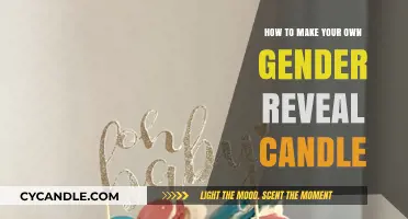 DIY Gender Reveal Candle: Crafting Your Unique Announcement Moment