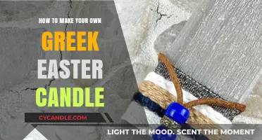Crafting Your Own Greek Easter Candle: A Step-by-Step Guide