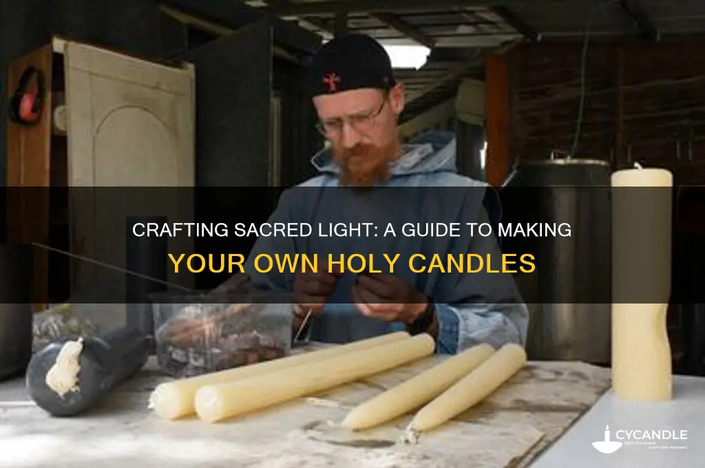 how to make your own holy candles