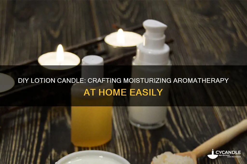 how to make your own lotion candle