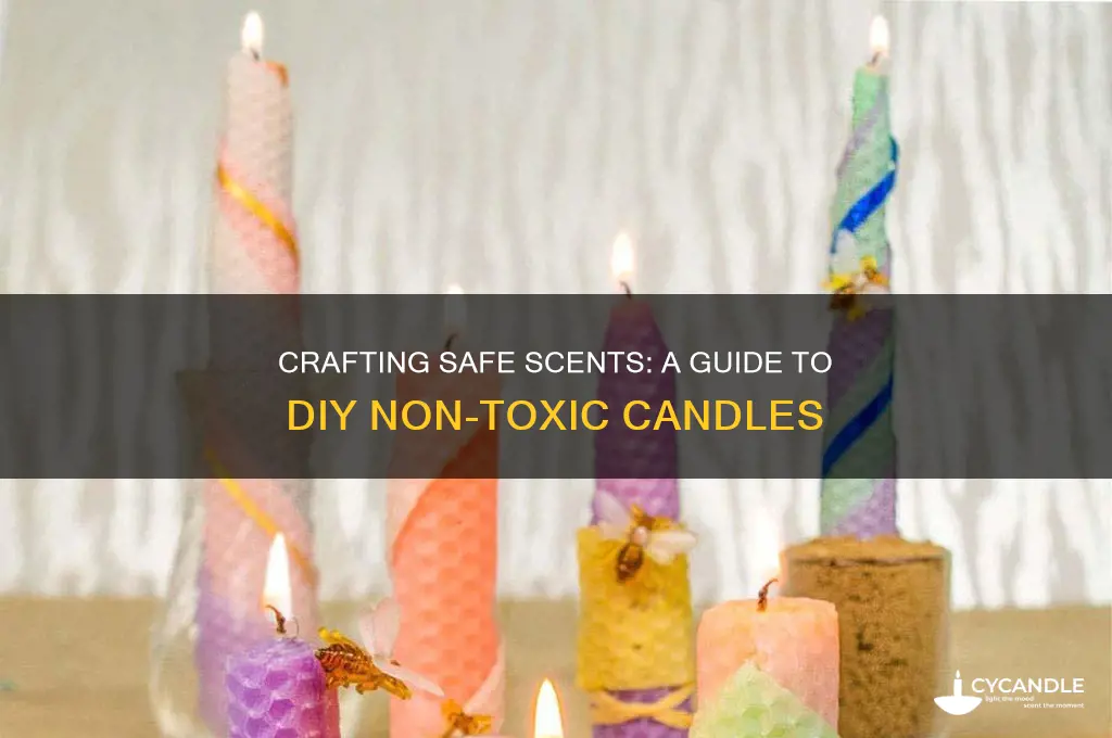 how to make your own non toxic candles
