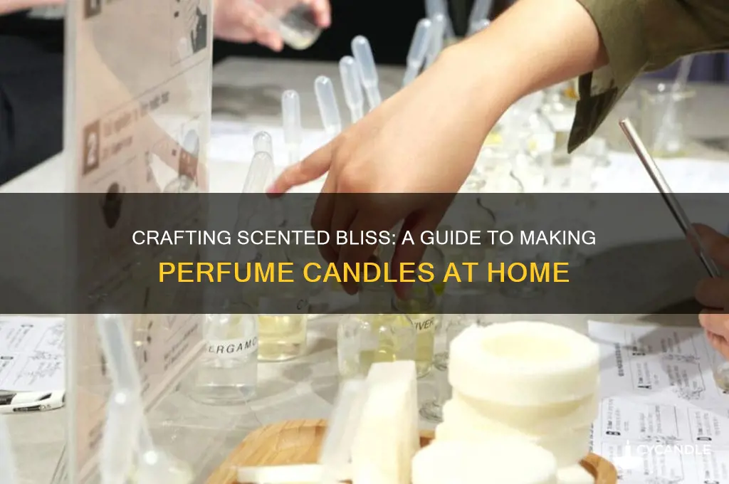 how to make your own perfume candles