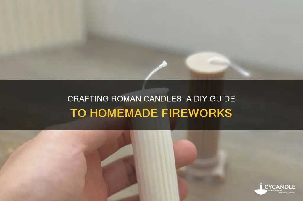 how to make your own roman candles