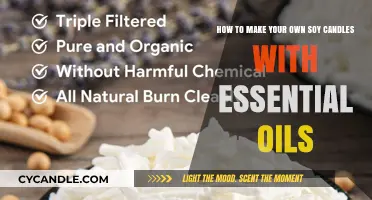 Crafting Aromatic Soy Candles: A DIY Guide with Essential Oils