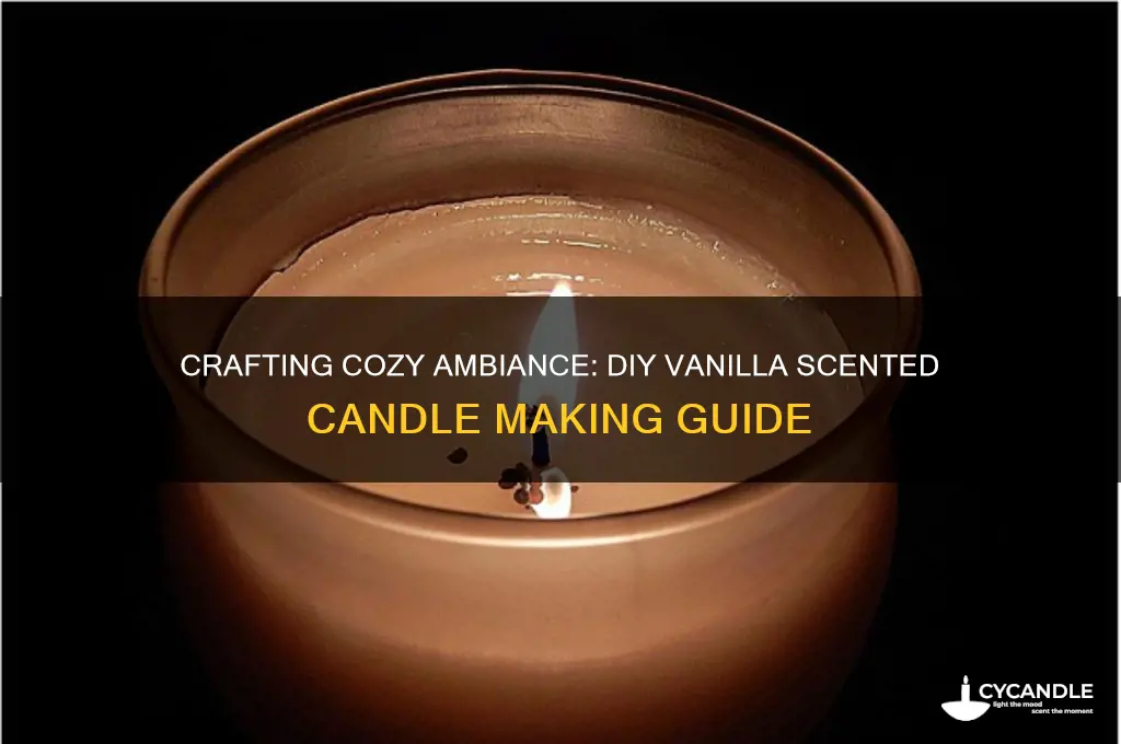how to make your own vanilla scented candles