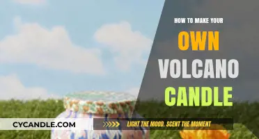 Crafting a Volcanic Glow: DIY Volcano Candle Creation Guide