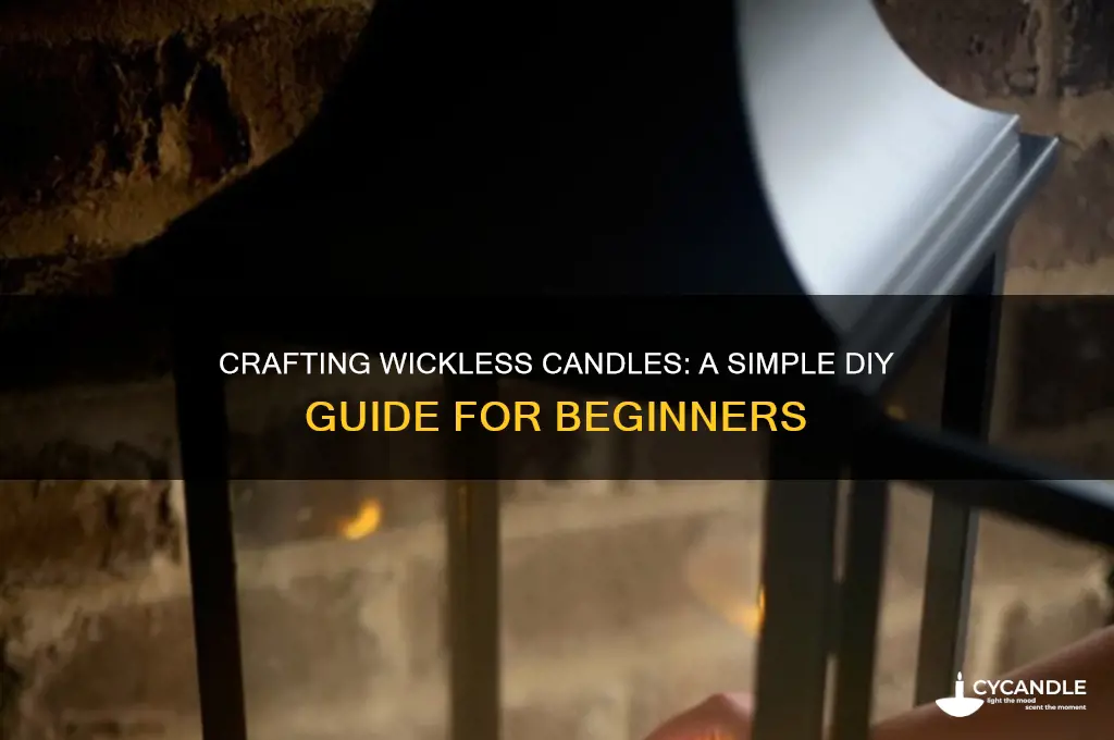 how to make your own wickless candle