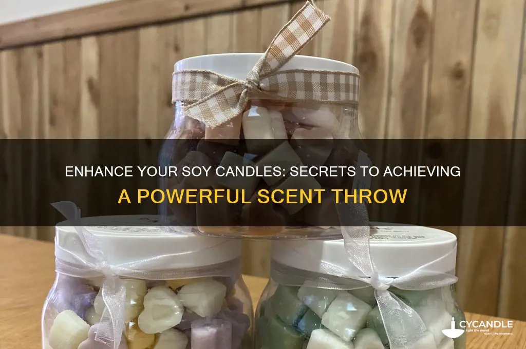 how to make your soy candles smell strong