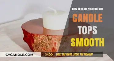 Smooth Out Uneven Candle Tops: Easy DIY Fixing Techniques