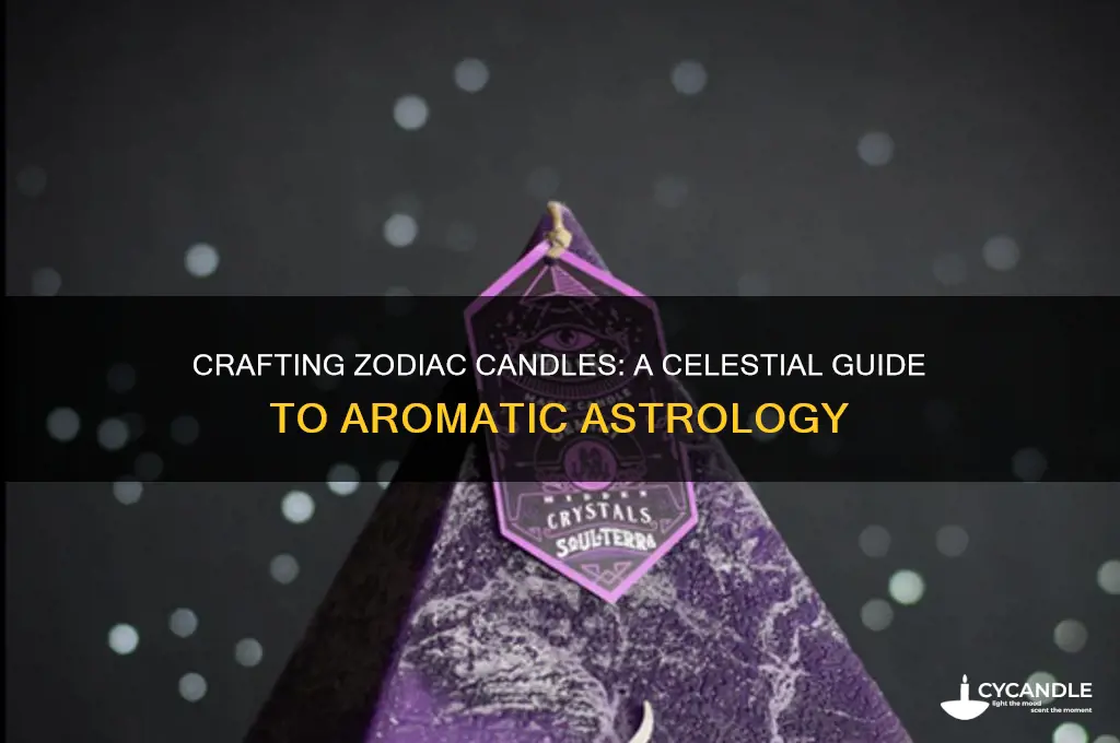 how to make zodiac candles