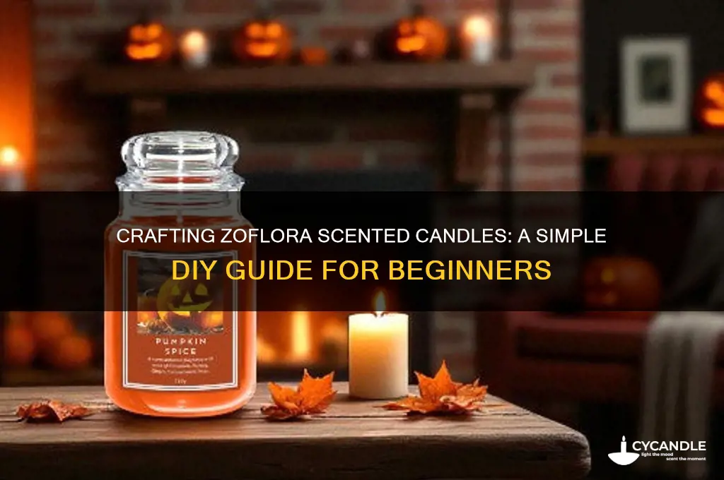how to make zoflora candles