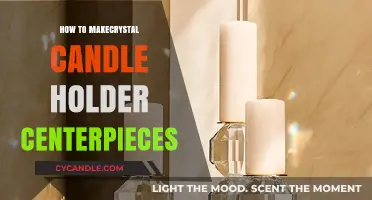 Crafting Sparkling Crystal Candle Holders for Your Table