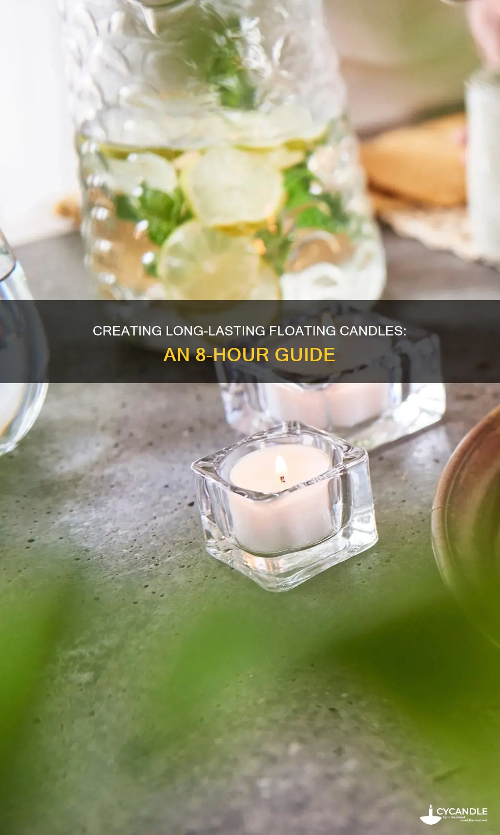 how to makr 8 hr floating candles