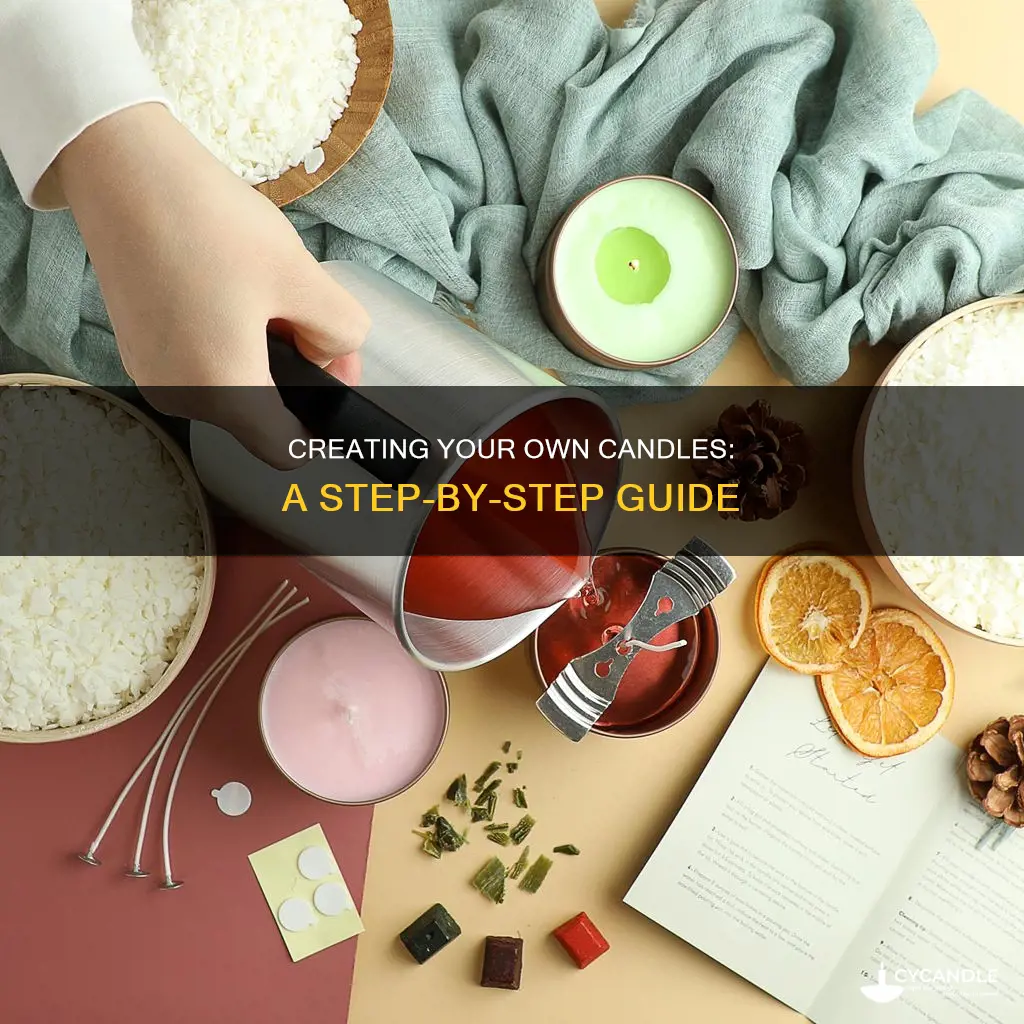 how to makr a candle
