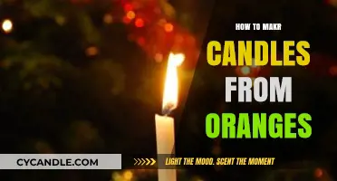 Crafting Fragrant Candles from Oranges at Home